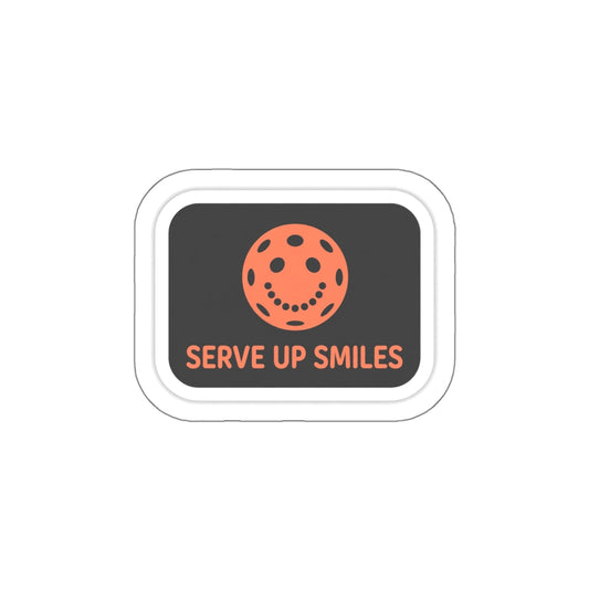 Serve Up Smiles — Sticker